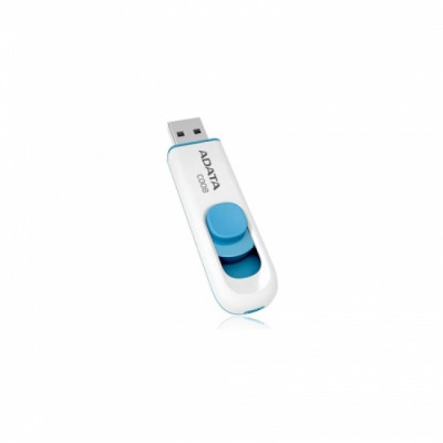 Stick memorie AData C008 , 16 GB , USB 2.0 , Alb/Albastru foto