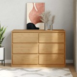 Dulap cu sertar &quot;SAUDA&quot; stejar 111x43x73,5 cm lemn masiv de pin
