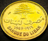 Moneda exotica 10 PIASTRES - LIBAN, anul 1969 * cod 2222 = A.UNC