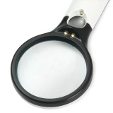 Cumpara ieftin Lupa mare 90mm cu 2 lentile, 3 LED-uri, 20mm lentila mica