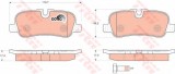 Set placute frana,frana disc LAND ROVER RANGE ROVER III (LM) (2002 - 2012) TRW GDB1632
