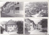 Bnk foto Sighisoara 1973 - lot 4 fotografii, Alb-Negru, Romania de la 1950, Cladiri