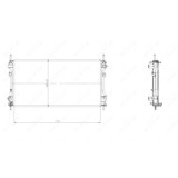 Radiator racire motor Nrf 519697