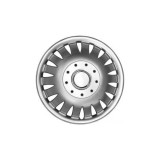 Set 4 Capace Roti 15 Inch Gri Bombe ALM Plastic ABS Rezistent Jante Otel