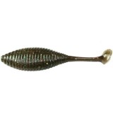Grub Hide Up Stagger Wide 4&quot;, 104 Green Pumpkin Gold Flake, 10.2cm, 4buc/pac
