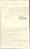 HST 341S Semnătură olografă episcop catolic Oradea Lajcsak Ferenc 1830 sigiliu