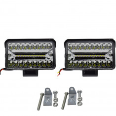 Set 2 proiectoare LED, 36LED, 126W per proiector