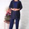 Compleu Elegant Etirea Bleumarin - 50Marimea