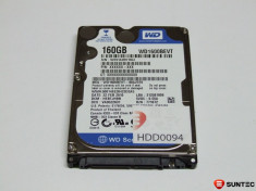 HDD laptop SATA 2.5inch 160GB Western Digital WD1600BEVT NETESTAT foto