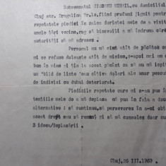 CLUJ - CLUJEAN PROFUND JIGNIT - DOCUMENT INEDIT - CLUJ 1969