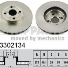 Disc frana TOYOTA COROLLA Combi (E12J, E12T) (2001 - 2007) NIPPARTS J3302134