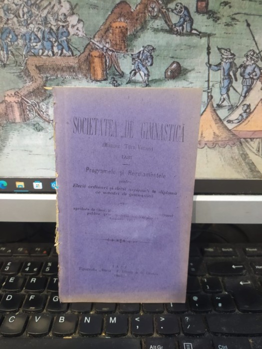 Societatea de Gimnastică, Manner Turn-Verein, Iași, programele și Regulamentele pentru elevii ordinari și elevii aspiranți ..., Iași 1902, 013