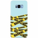 Husa silicon pentru Samsung S8, Warning