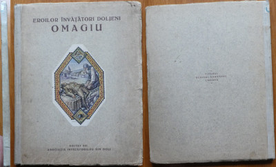 Eroilor invatatori doljeni , OMAGIU , 1926 , editia 1 foto