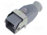 Carcasă ILME HDC 21.21 pentru conectori, cu clichet, IP67, montare pe cablu