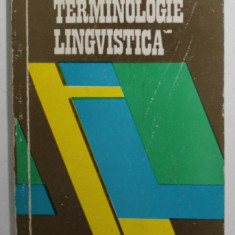 PROBLEME DE TERMINOLOGIE LINGVISTICA de VICTOR VASCENCO , 1975