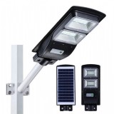 Picior/Stalp Lampa Solara Gradina Stradala, Rezistent Apa, Exterior, Alb Rece
