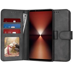 Husa 360 Sony Xperia 1 VI Techsuit Diary Book, negru foto