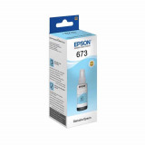 Cumpara ieftin Cerneala refill originala Epson L805 L810 L850 L1800 L800 Light Cyan T6735