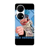 Husa compatibila cu Huawei Nova Y70 model Horohoro Usui Shaman King, Silicon, TPU, Viceversa, Transparent, Carcasa
