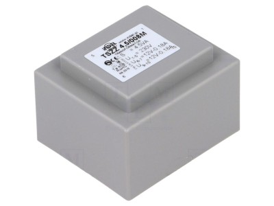 Transformator &amp;icirc;ncapsulat PCB 4,5VA 230V 12V foto