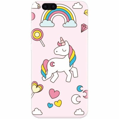 Husa silicon pentru Xiaomi Mi Note 3, Cute Unicorn foto