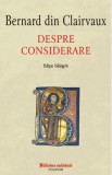 Despre considerare - Bernard din Clairvaux