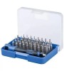 Set 39 Varfuri Surubelnita FixPoint, Otel S2, Torx, Hex, PH, PZ, Plat, cu suport, Profesional