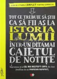 Cumpara ieftin Tot ce trebuie sa stii ca sa fii as la istoria lumii intr-un ditamai caietul de notite - 2019 ($W91), Litera