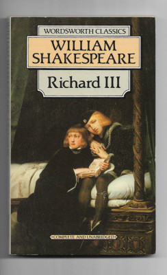 William Shakespeare - Richard III (engleza) foto