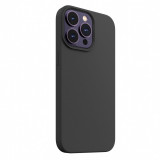 Husa de protectie din silicon compatibila MagSafe pentru iPhone 14 Pro (2022), Negru