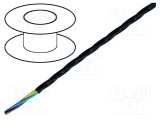 Cablu &Ouml;LFLEX&reg; HEAT 205 MC 3G1mm&sup2; litat Cu FEP negru LAPP