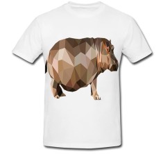 Tricou &amp;quot; Hipopotan 3D &amp;quot; foto