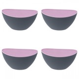 Set Boluri pentru Salata, 4 piese, 3.5 L, Plastic, Lila