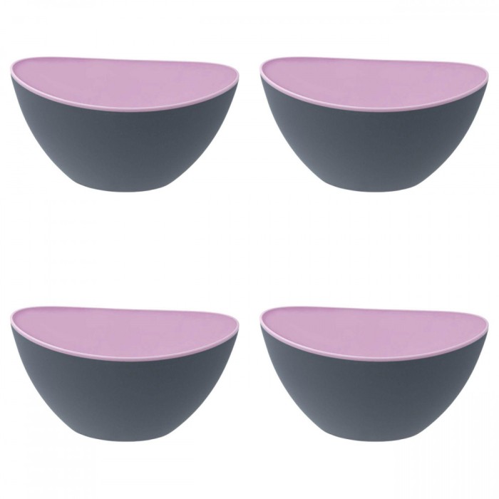 Set Boluri pentru Salata, 4 piese, 3.5 L, Plastic, Lila