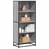 VidaXL Bibliotecă, gri sonoma, 60x35x139 cm, lemn prelucrat 3300843