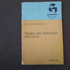 Teoria relativitatii speciale-B.F.Rothenstein