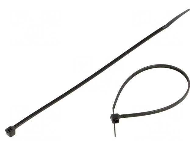 Colier de str&acirc;ngere poliamidă 160mm negru