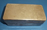 Casoleta inox vintage sterilizare depozitare transport seringi sau mic instrument chirurgical 11cm/5.5cm/3.5 cm stare conform foto stantat ITM