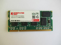 DDR1 1GB PC2700 DDR 333Mhz pentru laptop foto