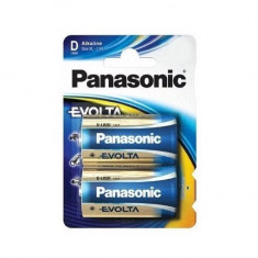 Baterie Panasonic Evolta D R20 1,5V alcalina LR20EGE/2BP set 2 buc.