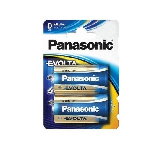 Baterie Panasonic Evolta D R20 1,5V alcalina LR20EGE/2BP set 2 buc.
