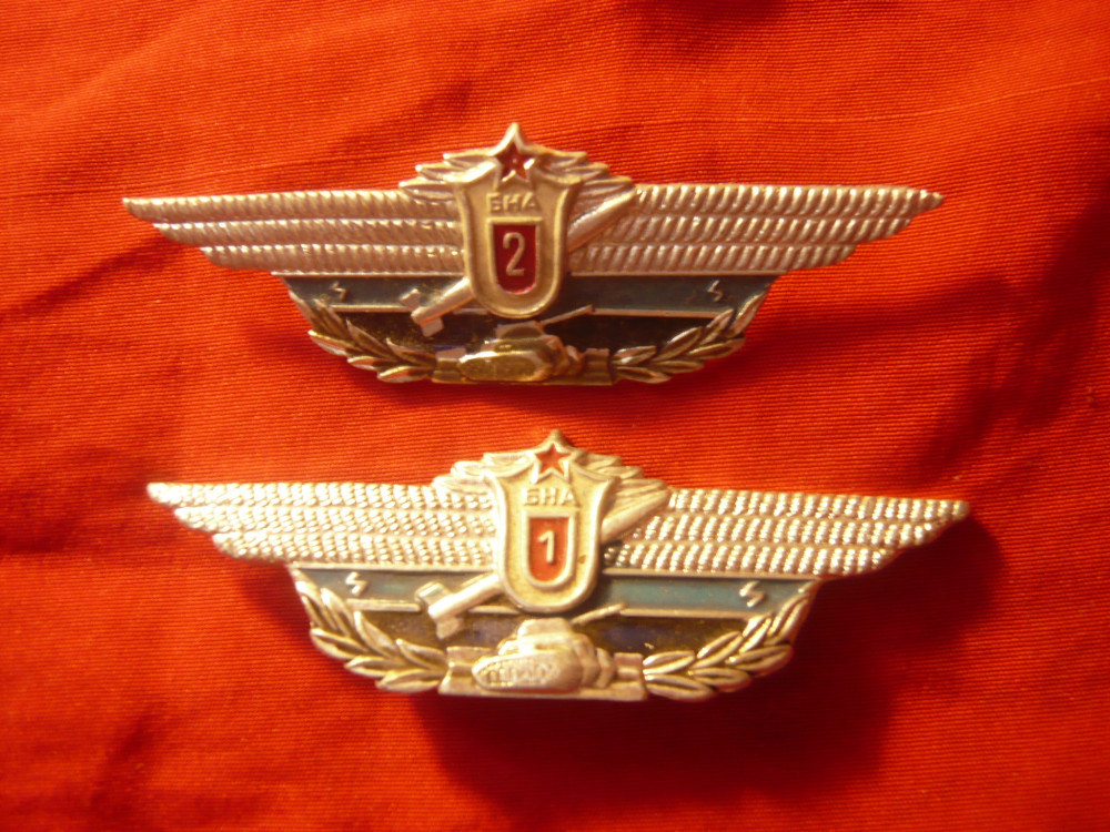 Set 2 Insigne Militare URSS , clasa 1 si 2 , metal si email | Okazii.ro