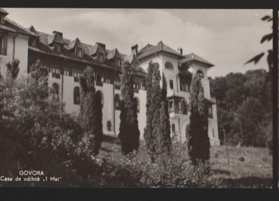 CPIB 22104 - CARTE POSTALA - GOVORA. CASA DE ODIHNA &amp;quot;1 MAI&amp;quot;, RPR, NECIRCULATA foto