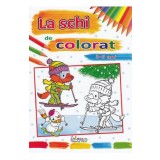 La schi de colorat