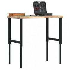 vidaXL Banc lucru 100x60x(73-99,5) cm lemn masiv acacia dreptunghiular