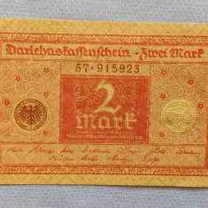 Germania - Set bancnote 1 și 2 Mark / mărci (1920) s923 / s196