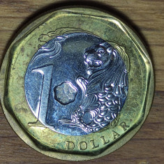 Singapore - moneda colectie bimetal - 1 dolar / dollar 2013 - absolut superba !