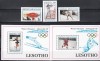 Lesotho 1992 - Jocurile Olimpice, Albertville, Serie + 2 Colite, MNH, Nestampilat