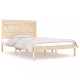 Cumpara ieftin Cadru de pat dublu, 135x190 cm, lemn masiv